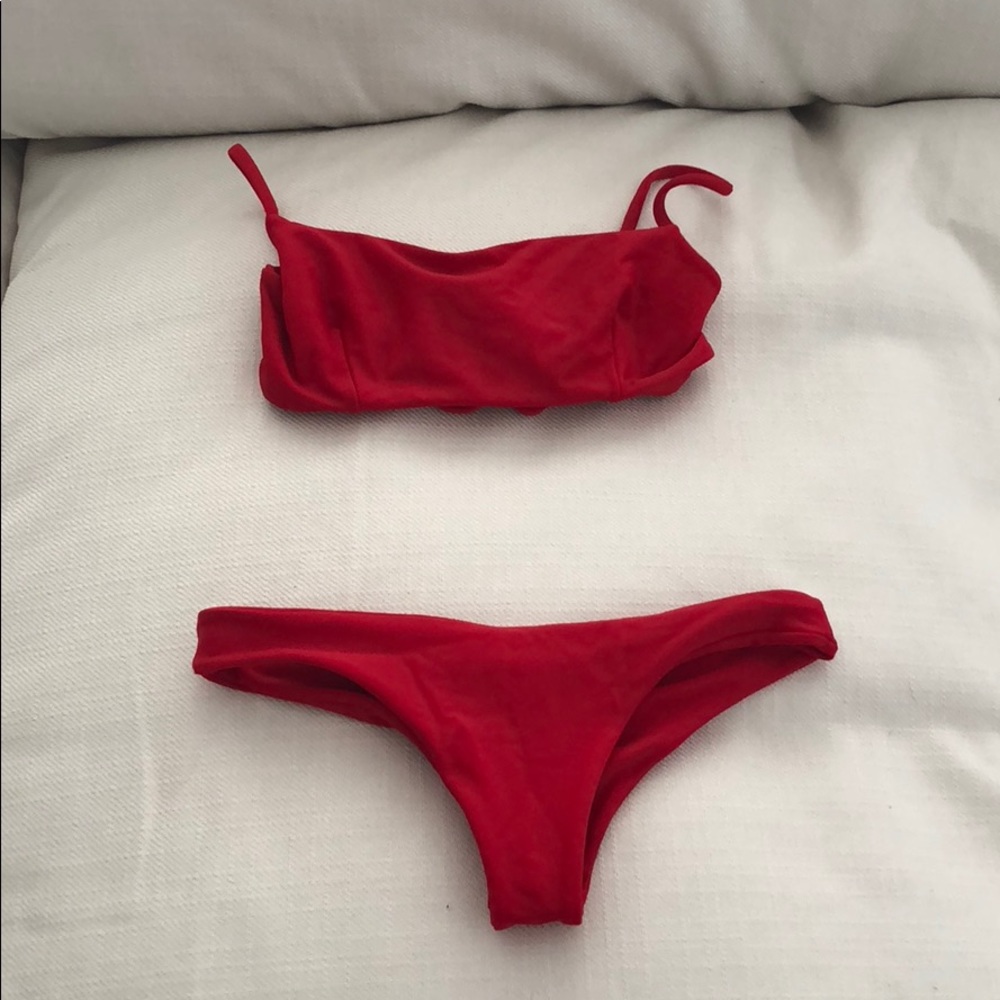 Red must have bathing suit